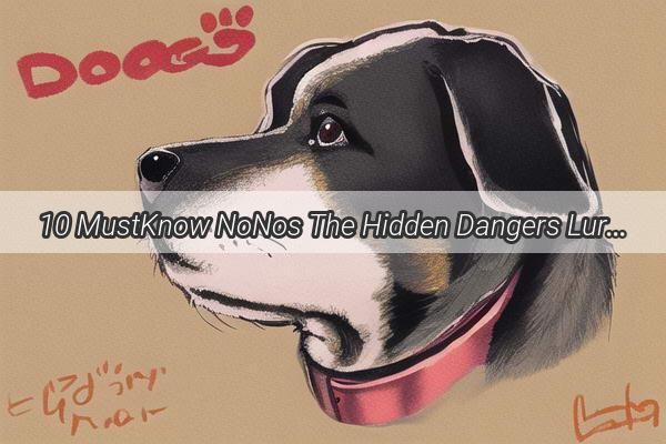 10 MustKnow NoNos The Hidden Dangers Lurking in Your Dogs Diet